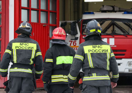 В Москве загорелось здание «Известий»