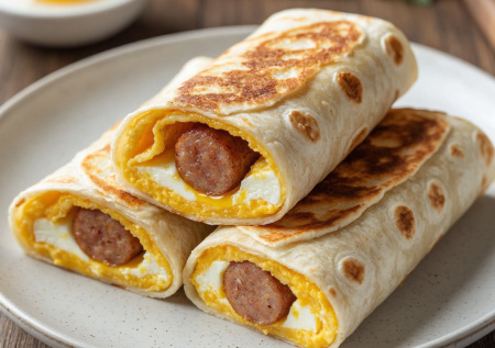 Ленивый завтрак из обычного лаваша. «Пятиминутка» — нужны сыр, яйца и ложка майонеза