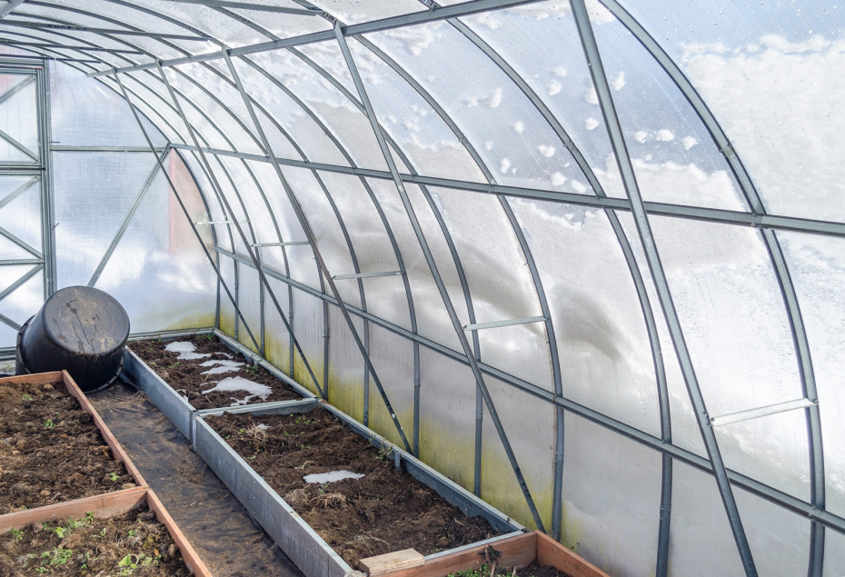 Скатная теплица