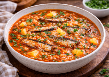 Суп из кильки в томате — оказывается, это обалденно вкусно: простой рецепт с рисом