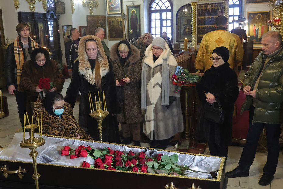 Церемония прощания с Гитаной Леонтенко