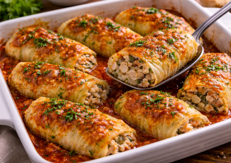 Семья подсела на эти голубцы: делаю из пекинской капусты и с такой начинкой — вариант просто шикарный