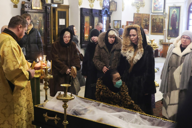 Церемония прощания с Гитаной Леонтенко