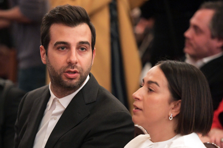 Иван Ургант и его супруга Наталья Кикнадзе