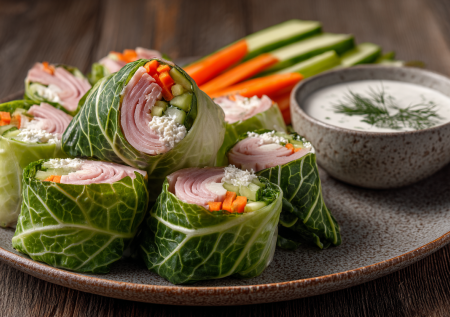 Пекинская капуста в роллах: диетический шик
