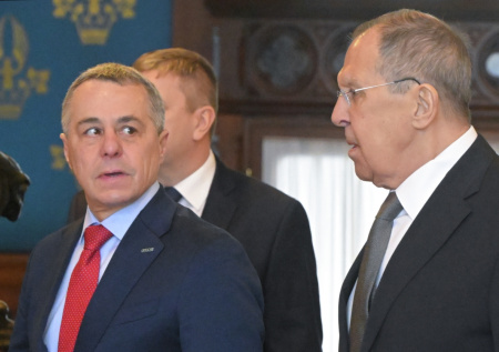 Глава МИД Швейцарии допустил дипломатическую оплошность на встрече в Москве