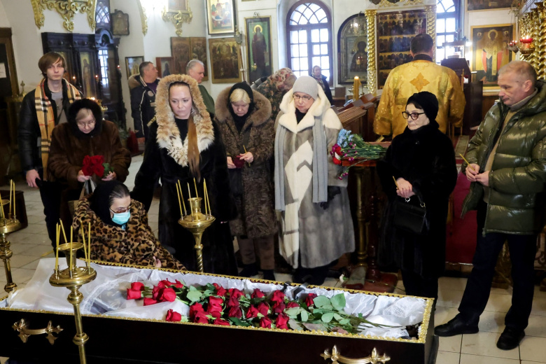 Церемония прощания с Гитаной Леонтенко