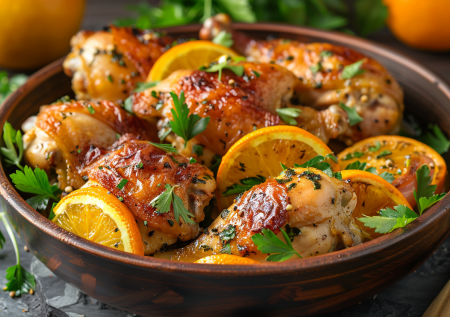 Идеальный маринад для курицы: мед, апельсин и секретный ингредиент
