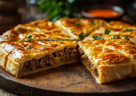 Уютный домашний фыдджын с рубленым мясом — готовлю на радость семье: а вы и дальше жуйте скучную пиццу