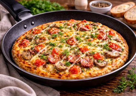 Мешаю майонез и 2 яйца — простая пицца «Минутка»: семья просит ее каждые выходные