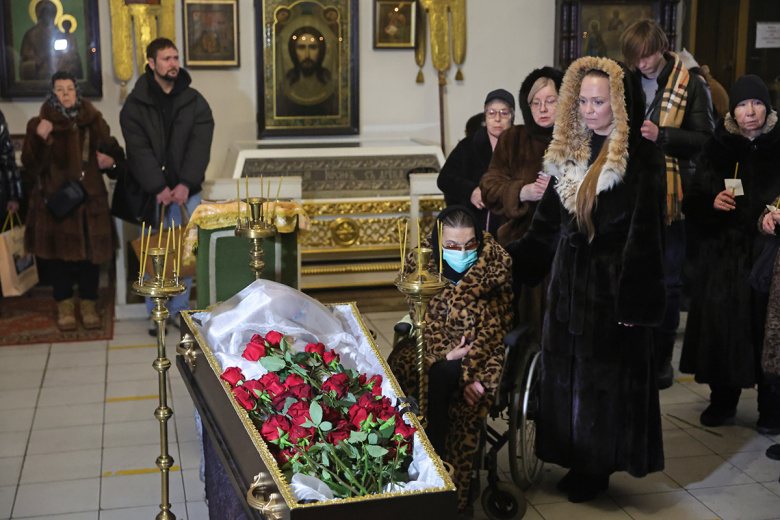 Церемония прощания с Гитаной Леонтенко