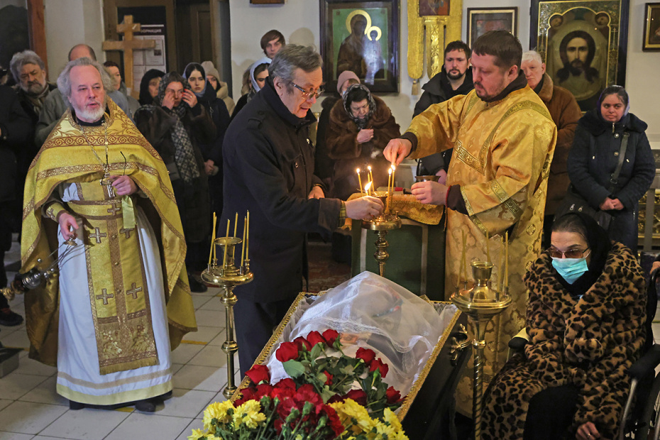 Церемония прощания с Гитаной Леонтенко