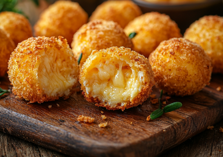 Эти сырные шарики стали главным хитом на моих праздничных посиделках — готовлю их всего из трех ингредиентов