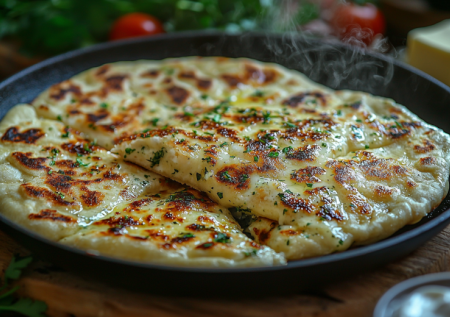 Обалденные лепешки на кефире! Похожи на хачапури, а готовятся в разы проще. Съедаются на ура