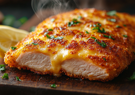 Отбивные из грудки больше не жарю, запекаю в сырном кляре: рецепт нежного, хрустящего шницеля