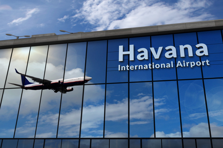 Аэропорт в Гаване, Куба