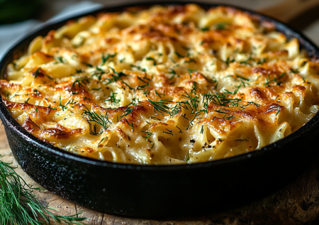 Готовлю волжский лапшевник — старинный рецепт с домашней лапшой и хрустящей корочкой — делюсь рецептом