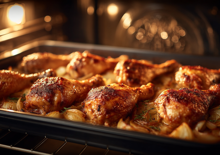 Курица в духовке «как шашлык»: все дело в маринаде — рецепт ароматных, нежнейших голеней