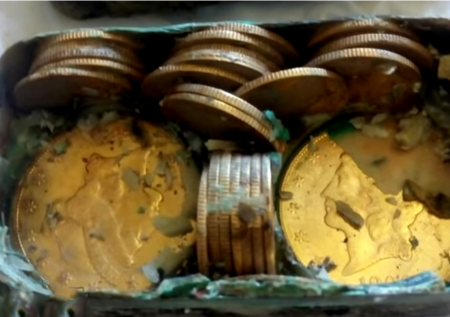 В Москве в ходе реставрации здания найден огромный клад