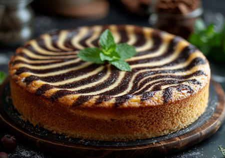 Хит для семейного чаепития: манник «Пятнашки» на кефире. Нежный, пористый и очень красивый в разрезе