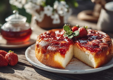 На завтрак готовлю из творога пирог: можно сделать с вечера, остается вкусным несколько дней