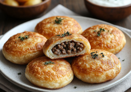 Ничего лишнего: картошка, лук, немного мяса — а получается сытно и вкусно. «Журунчики» по-сибирски