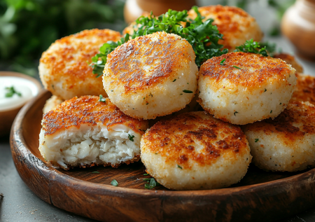 Прекрасно переносят заморозку, подойдут для заготовок: рыбные котлеты из минтая с жаренным лучком