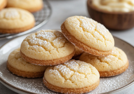 Взбила творог со сгущенкой. Через полчаса на столе — рассыпчатое печенье «Неженки»