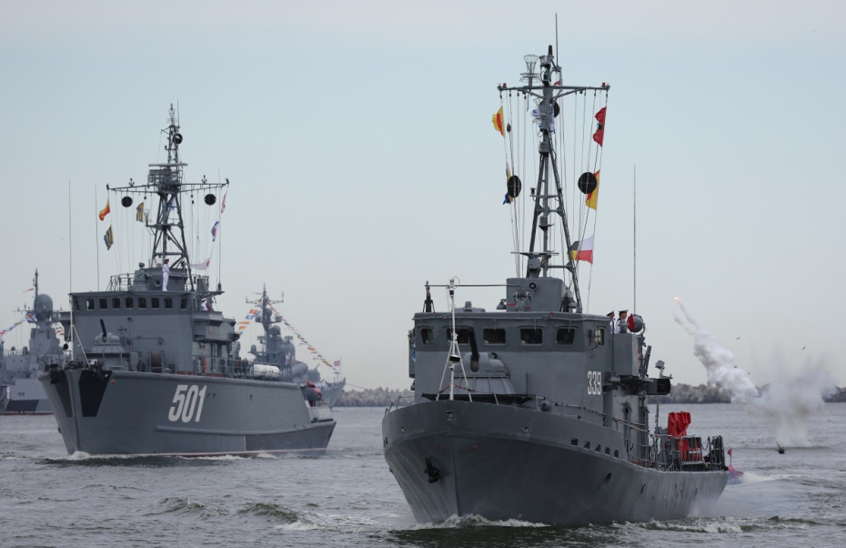 Корабли ВМФ в акватории Балтийского моря