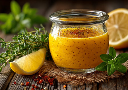 Забудьте про майонез! Готовлю легкую заправку с лимоном, апельсином и медом. Освежает, подчеркивает вкус овощей, а не перебивает его