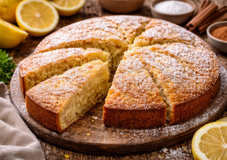 По стакану манки и кефира: пеку и пеку, а семья все ест и ест — невероятный манник с корицей и лимоном