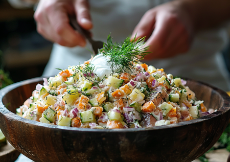 Постный оливье — ем круглый год вне зависимости от повода: все, кто пробовал, уплетают за обе щеки