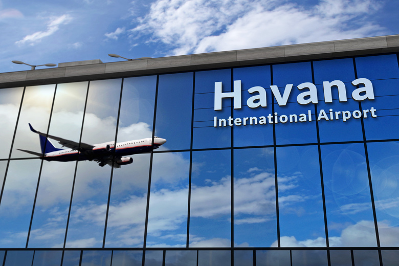 Аэропорт в Гаване, Куба