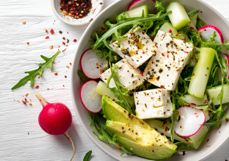 Салат — убийца жира: тофу-ужин на каждый день