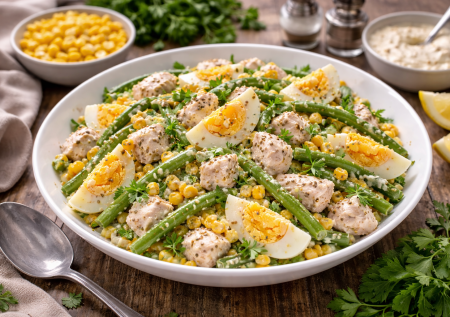 Скоро весна: готовим на ужины салат с курицей и фасолью — едим вкусно и худеем без стресса