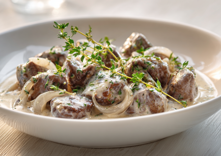 Нежные куриные сердечки в сливках — рецепт для особого случая