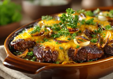 Даже те, кто не любит печень, просят добавку: запекаю ее под овощной шубой — получается мягкой, сочной и без горечи