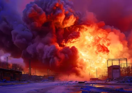 В Киеве взорвалась трансформаторная подстанция