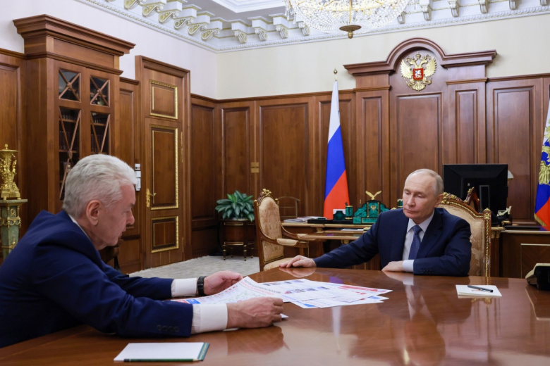 Сергей Собянин и Владимир Путин