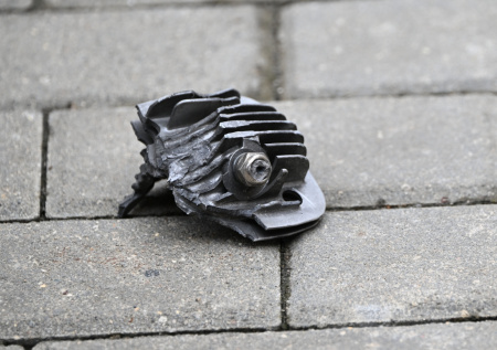 Россияне нашли фрагмент БПЛА после громкого взрыва в небе