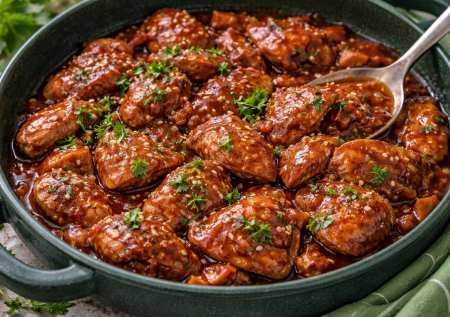 Готовим куриную печень так, что закачаешься: карамельная в томате — нежно, сочно и очень вкусно