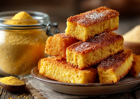 Кукурузную кашу больше не варю, делаю паленту: хрустящие палочки на завтрак и вместо гарнира