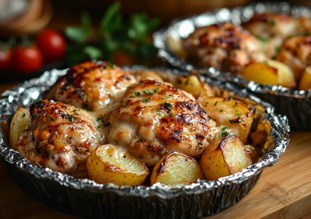 Не устаю готовить, потому что это легко: горячее из картошки и курицы, которую не нужно мариновать