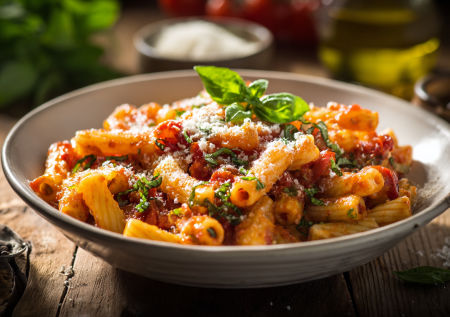 Обычные макароны заиграют новым вкусом: простой соус из запеченных томатов и чеснока превращает ужин в ресторанное блюдо