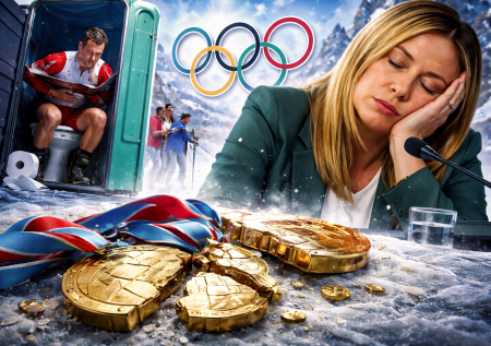 Хрупкие медали, спящая Мелони, диарея: скандалы Олимпиады-2026