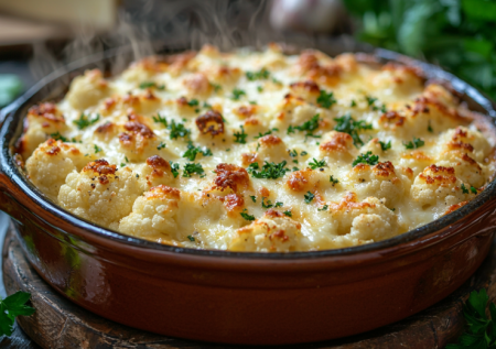 Когда картошка уже надоела. Сочная запеканка с курицей и цветной капустой — заливаю молоком и в духовку