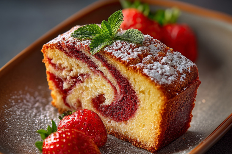 Манник в стиле «зебра» с какао и ягодами: простой рецепт