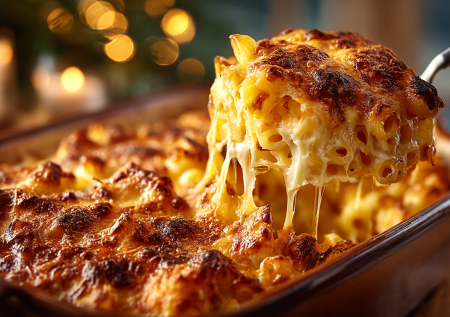 Фырын макарна: турецкая сырная запеканка. Тягучий чеддер и кремовый соус. Готовится всего 30 минут — вкуснее пасты в ресторане!