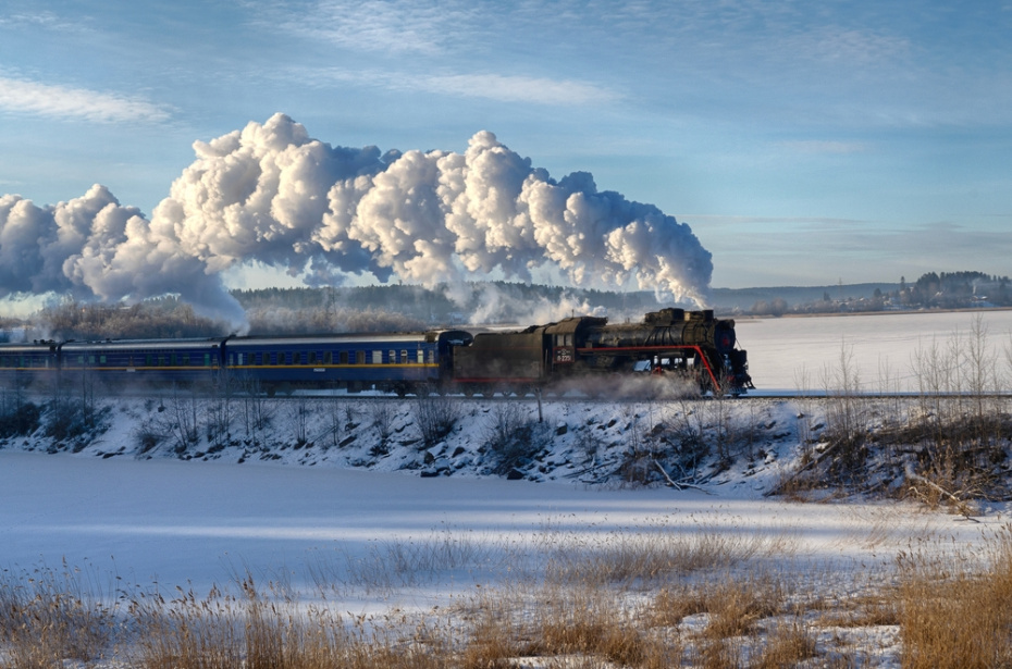 Ретропоезд Ruskeala Express