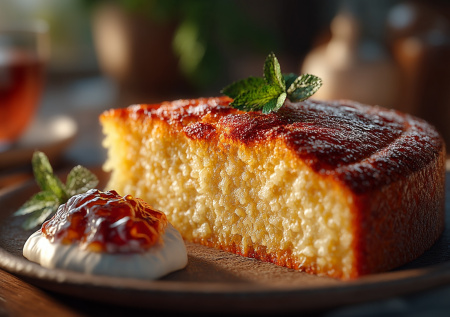 Ленивый рецепт манника на кефире без хлопот